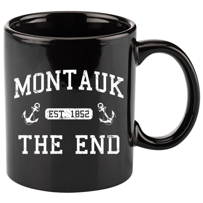Montauk Li New York The End Gift 11oz C Handle Ceramic Mug