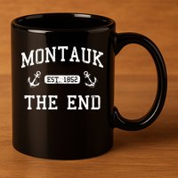 Montauk Li New York The End Gift 11oz C Handle Ceramic Mug