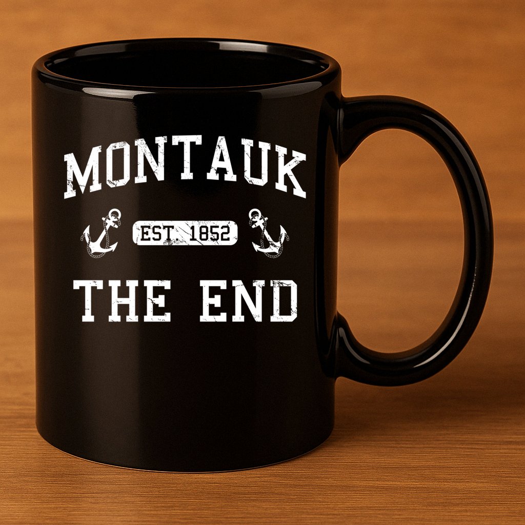 Montauk Li New York The End Gift 11oz C Handle Ceramic Mug
