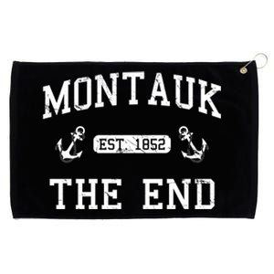 Montauk Li New York The End Gift Grommeted Golf Towel