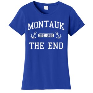 Montauk Li New York The End Gift Women's T-Shirt