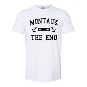 Montauk Li New York The End Gift Softstyle CVC T-Shirt