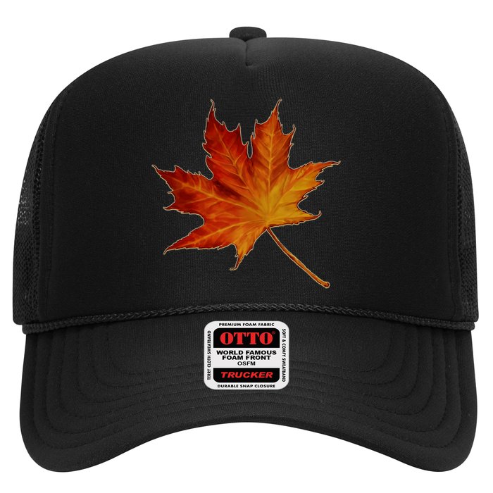 Maple Leaf Nature Trucker Hat