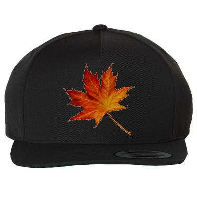 Maple Leaf Nature Wool Snapback Cap