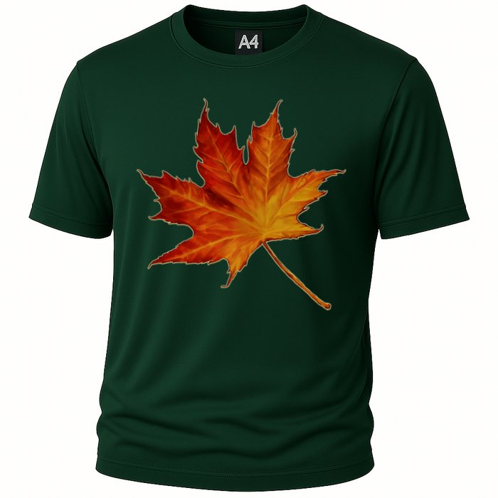 Maple Leaf Nature Cooling Performance Crew T-Shirt