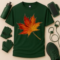 Maple Leaf Nature Cooling Performance Crew T-Shirt