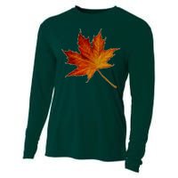 Maple Leaf Nature Cooling Performance Long Sleeve Crew