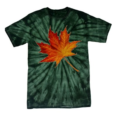 Maple Leaf Nature Tie-Dye T-Shirt