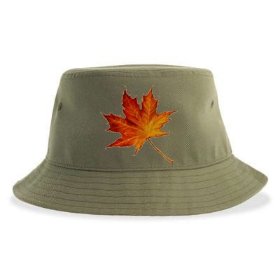 Maple Leaf Nature Sustainable Bucket Hat