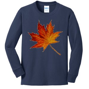 Maple Leaf Nature Kids Long Sleeve Shirt