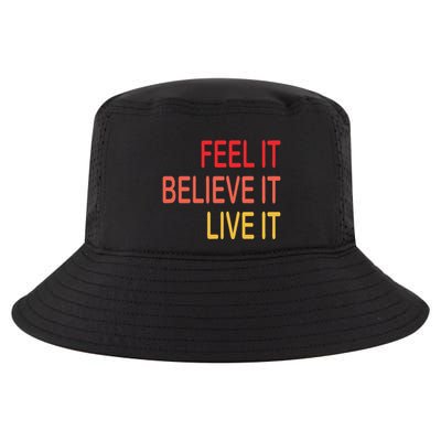 Manifest Law Of Attraction Feel Good Vortex Powerful Life Cool Comfort Performance Bucket Hat