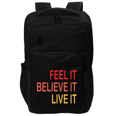 Manifest Law Of Attraction Feel Good Vortex Powerful Life Impact Tech Backpack