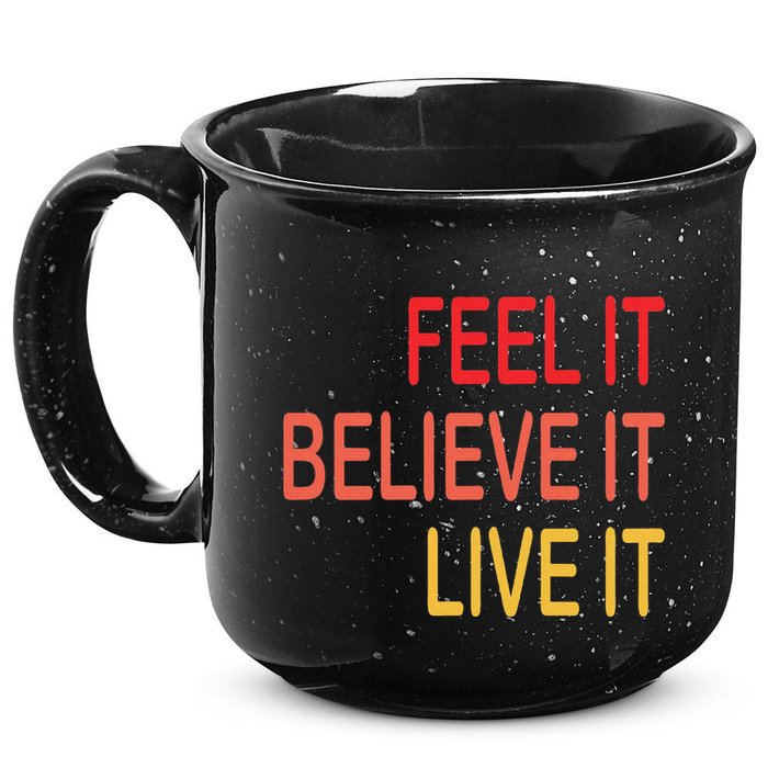 Manifest Law Of Attraction Feel Good Vortex Powerful Life 15oz Campfire Ceramic Mug