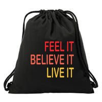 Manifest Law Of Attraction Feel Good Vortex Powerful Life Drawstring Bag