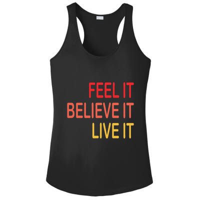 Manifest Law Of Attraction Feel Good Vortex Powerful Life Ladies PosiCharge Competitor Racerback Tank