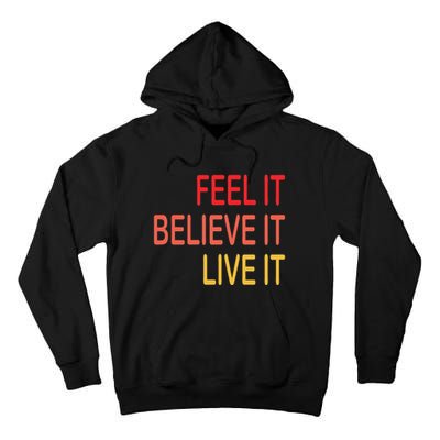 Manifest Law Of Attraction Feel Good Vortex Powerful Life Tall Hoodie