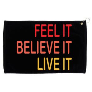 Manifest Law Of Attraction Feel Good Vortex Powerful Life Grommeted Golf Towel