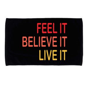 Manifest Law Of Attraction Feel Good Vortex Powerful Life Microfiber Hand Towel