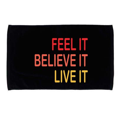 Manifest Law Of Attraction Feel Good Vortex Powerful Life Microfiber Hand Towel
