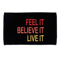Manifest Law Of Attraction Feel Good Vortex Powerful Life Microfiber Hand Towel