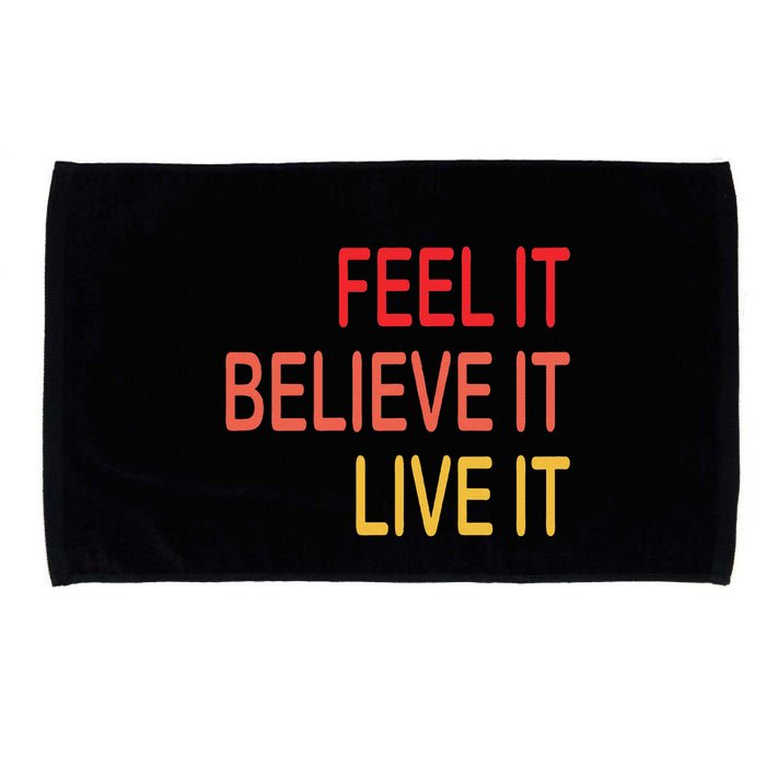Manifest Law Of Attraction Feel Good Vortex Powerful Life Microfiber Hand Towel