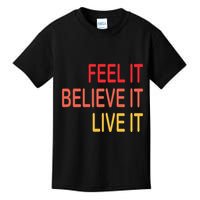 Manifest Law Of Attraction Feel Good Vortex Powerful Life Kids T-Shirt