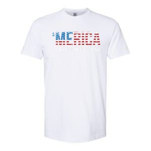 Merica Land Of The Free Because Of The Brave Patriotic Cute Gift Softstyle CVC T-Shirt