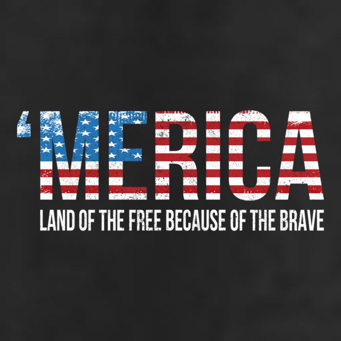 Merica Land Of The Free Because Of The Brave Patriotic Gift 11oz C Handle Ceramic Mug