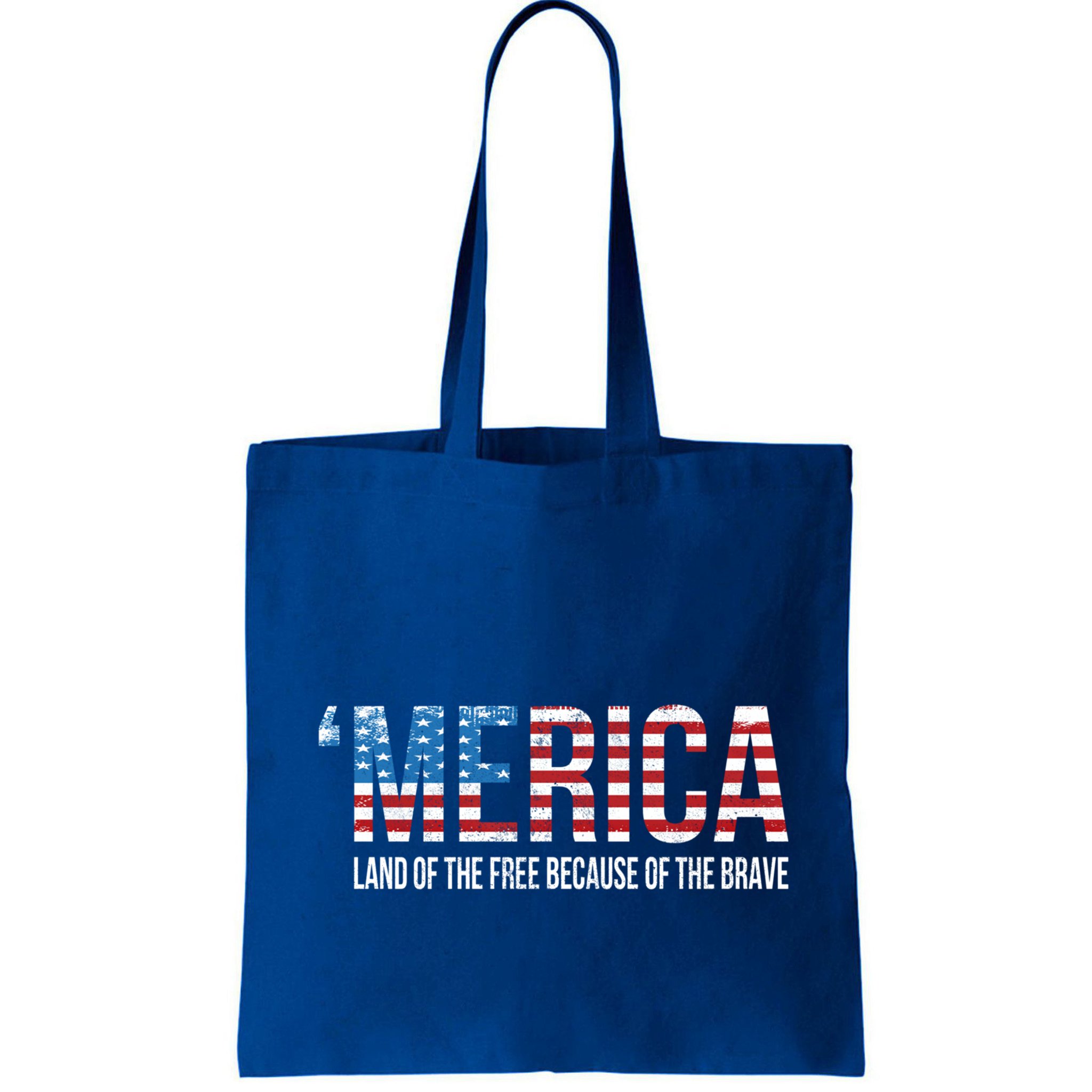 Merica Land Of The Free Because Of The Brave Patriotic Gift Bag