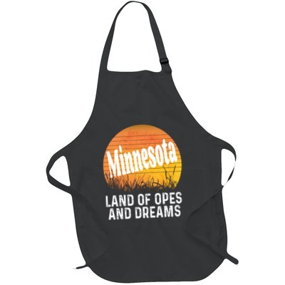 Minnesota Land Of Opes And Dreams Ope Sunset Field Funny Apron