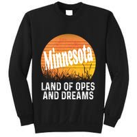 Minnesota Land Of Opes And Dreams Ope Sunset Field Funny Sweatshirt