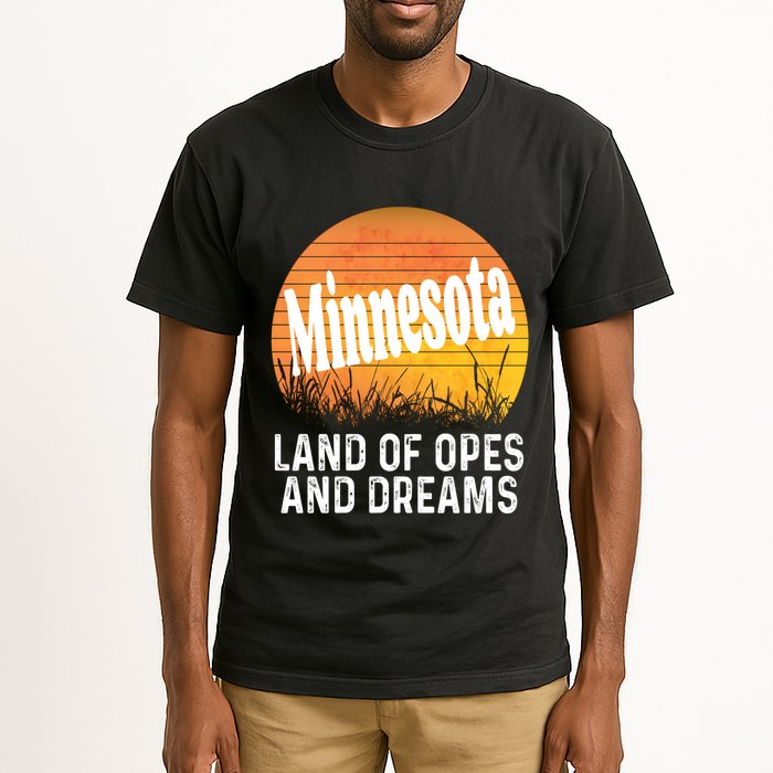 Minnesota Land Of Opes And Dreams Ope Sunset Field Funny Tall T-Shirt