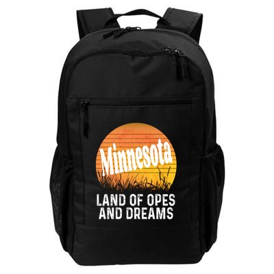 Minnesota Land Of Opes And Dreams Ope Sunset Field Funny Backpack