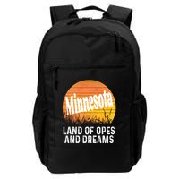 Minnesota Land Of Opes And Dreams Ope Sunset Field Funny Backpack