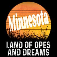 Minnesota Land Of Opes And Dreams Ope Sunset Field Funny 16 in Basic Backpack