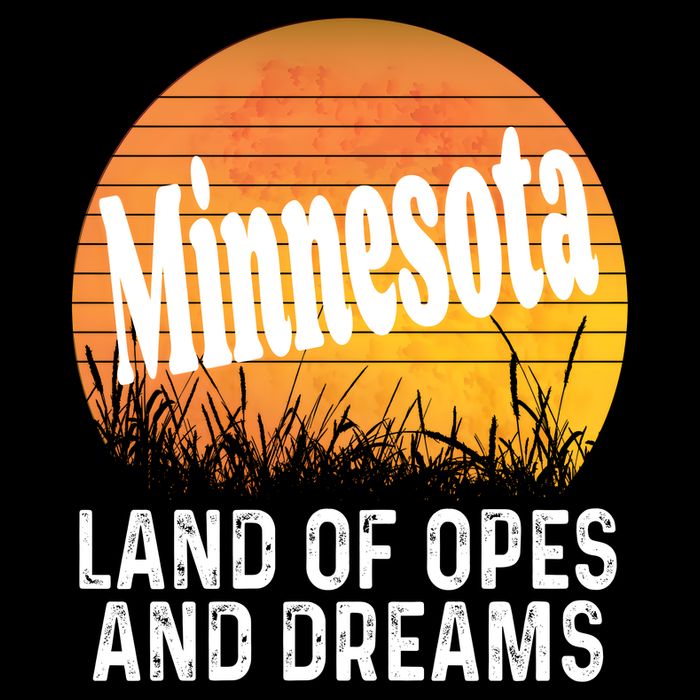 Minnesota Land Of Opes And Dreams Ope Sunset Field Funny 16 in Basic Backpack