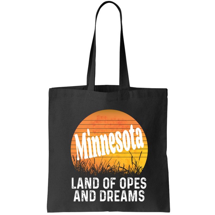 Minnesota Land Of Opes And Dreams Ope Sunset Field Funny Bag