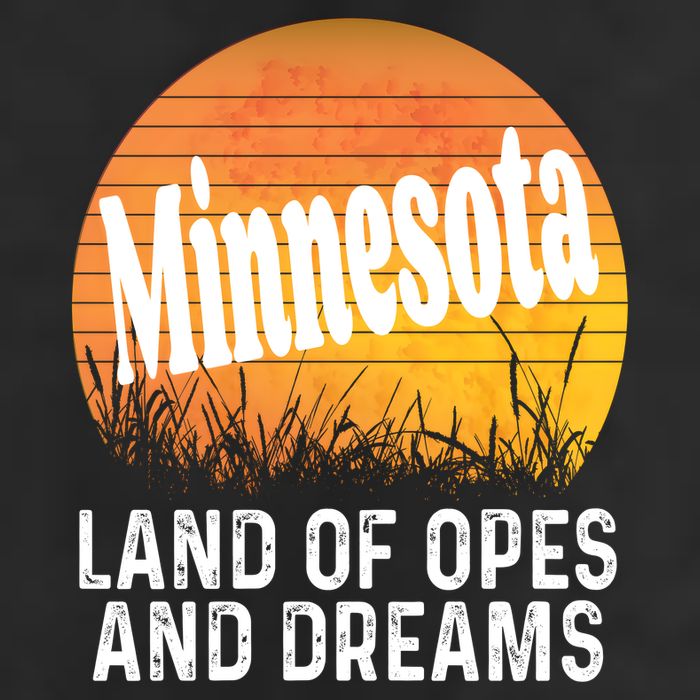 Minnesota Land Of Opes And Dreams Ope Sunset Field Funny Microfiber Hand Towel