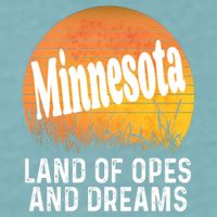 Minnesota Land Of Opes And Dreams Ope Sunset Field Funny Sueded Cloud Jersey T-Shirt