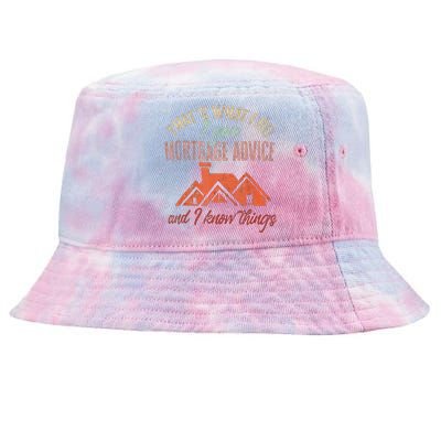 Mortgage Loan Officer Give Mortgage Advice And I Tie-Dyed Bucket Hat