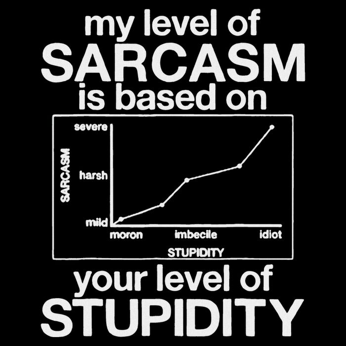 My Level Of Sarcasm Is Based On Your Level Of Stupidity Flat Bill Trucker Hat