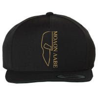 Molon Labe Outlined Wool Snapback Cap