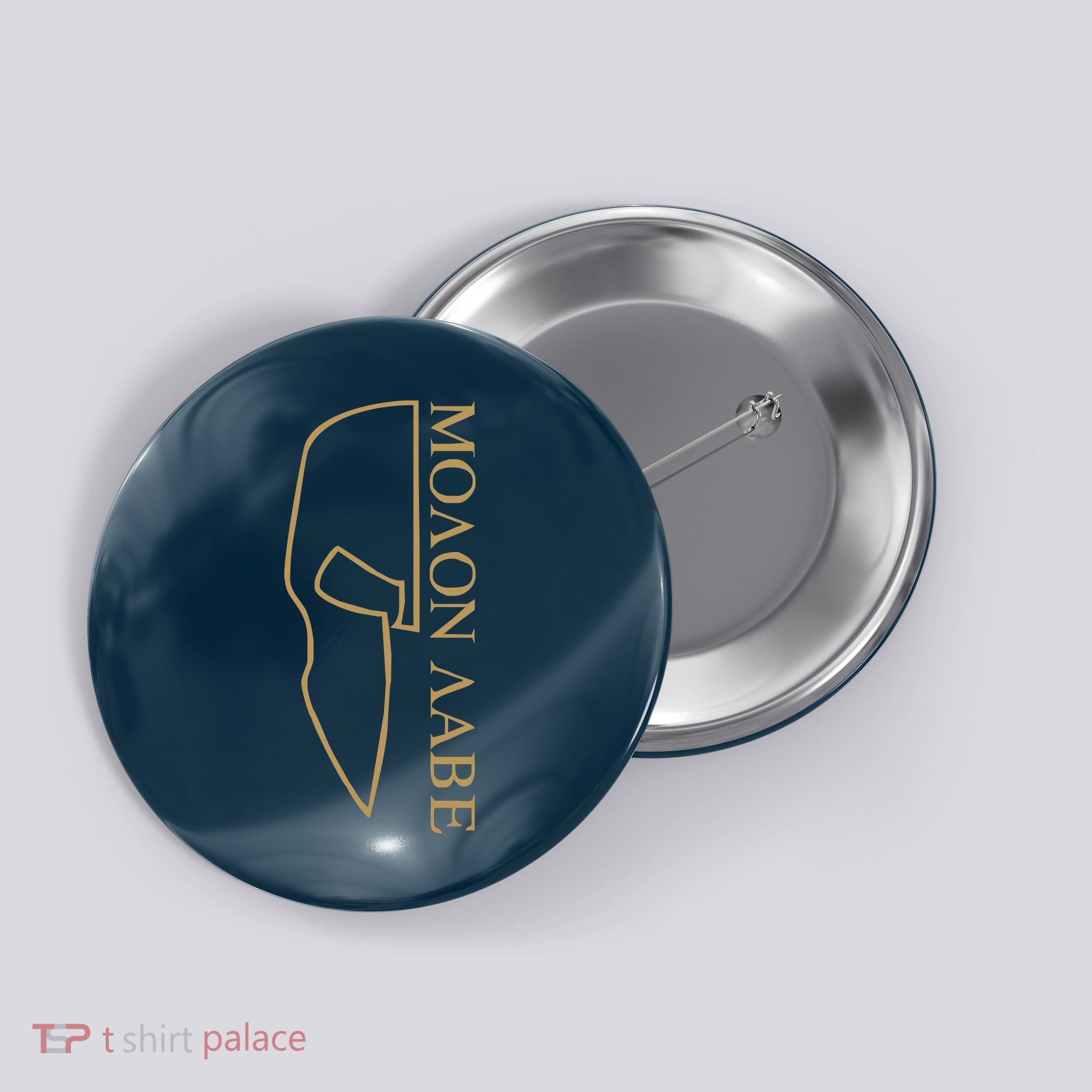 Molon Labe Outlined Button