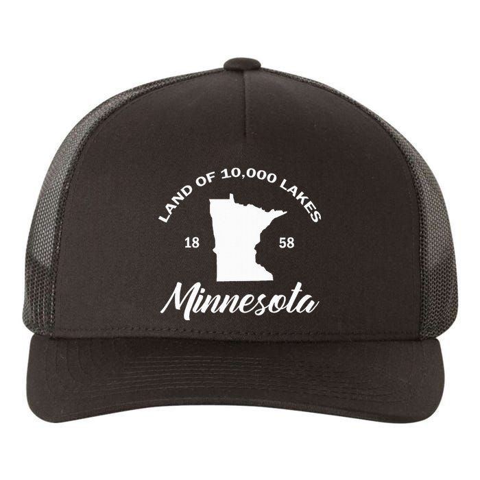 Mn Land Of 10000 Lakes Minnesota Yupoong Adult 5-Panel Trucker Hat