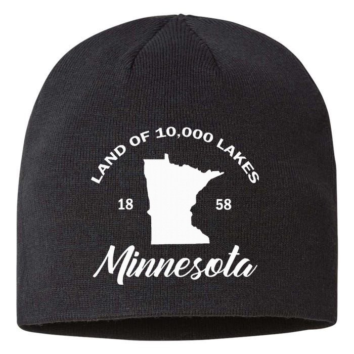 Mn Land Of 10000 Lakes Minnesota Sustainable Beanie