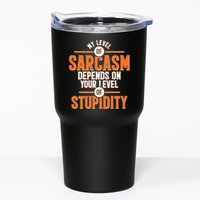 My Level Of Sarcasm Depends On Your Level Of Stupidity Tumbler
