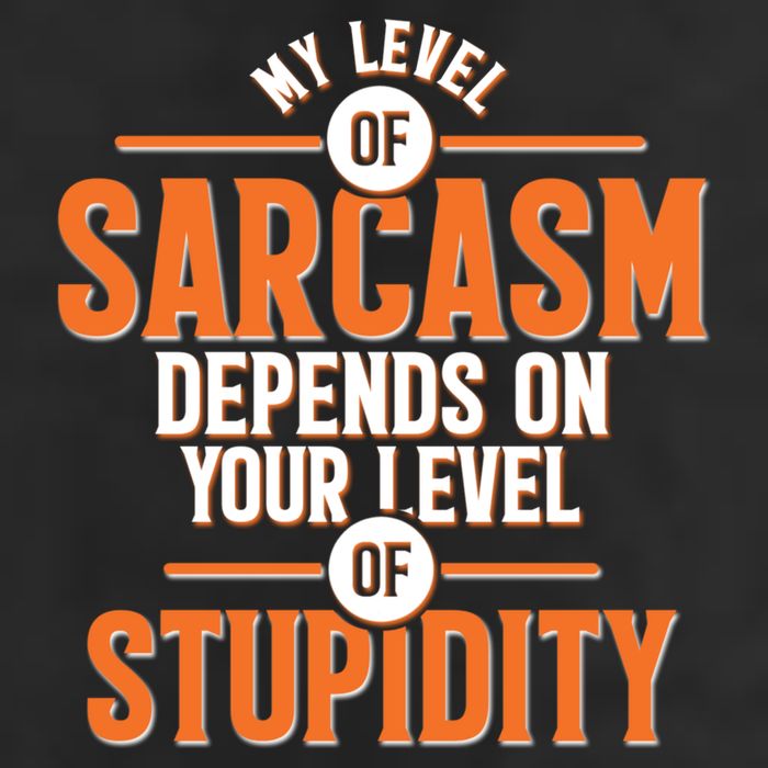My Level Of Sarcasm Depends On Your Level Of Stupidity Trucker Hat
