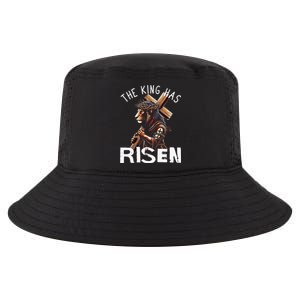 Majestic Lion Of Judah Jesus A King Has Risen Religious Cool Comfort Performance Bucket Hat