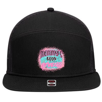 MommyS Little Princess Happy Mothers Day Gift 7 Panel Mesh Trucker Snapback Hat