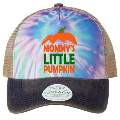 Mommys Little Pumpkin Halloween Cute Legacy Tie Dye Trucker Hat